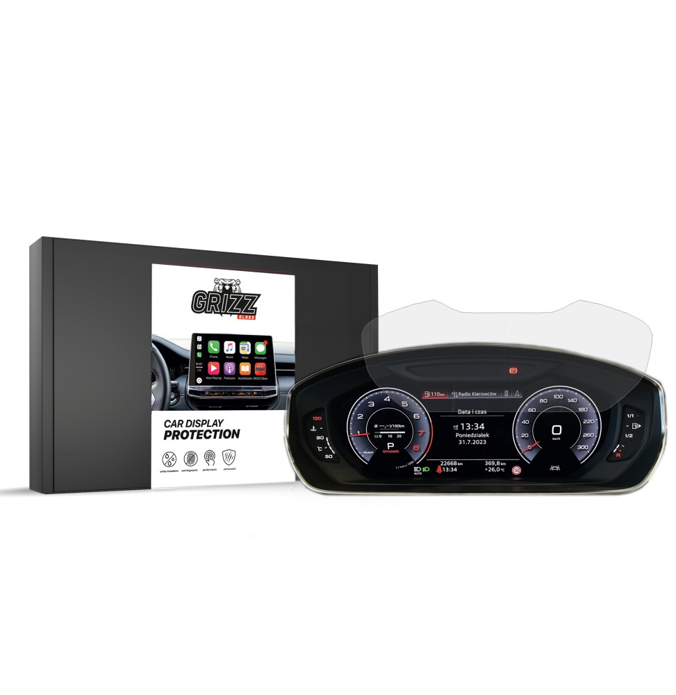 Folia matowa Grizz do Audi A8 Virtual Cockpit 10,25" (2021-...)
