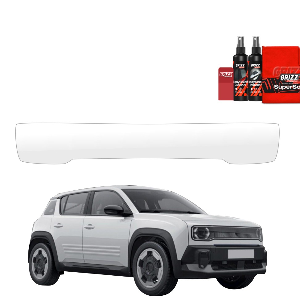 2w1 Folia ochronna na lampy Grizz do Renault R4 (2025-2026) 