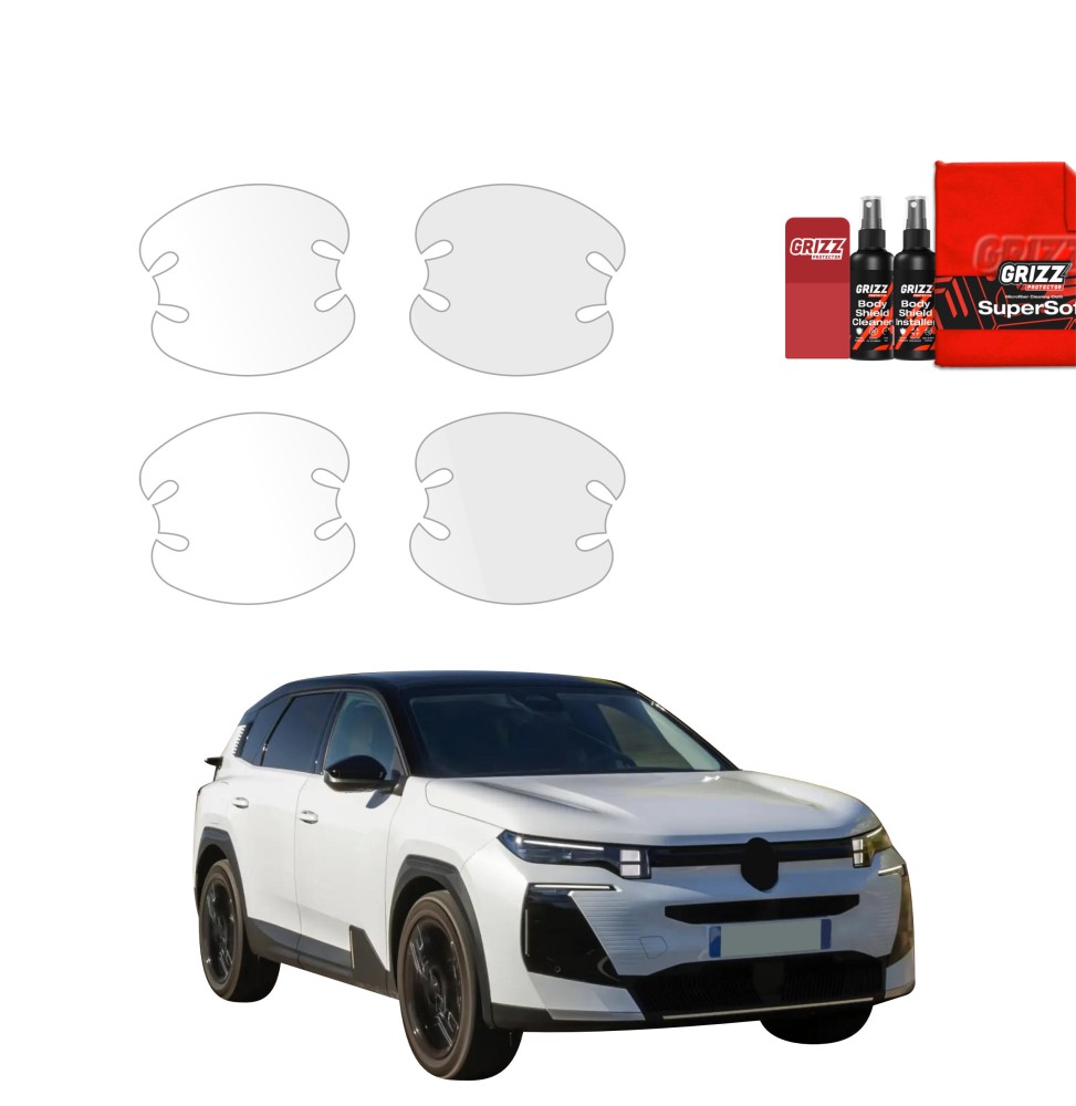 4w1 Folia ochronna pod klamki Grizz do Citroen C5 Aircross SUV (2025-2026)