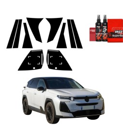 10w1 Czarna folia na słupki do Citroen C5 Aircross (2025-2026)
