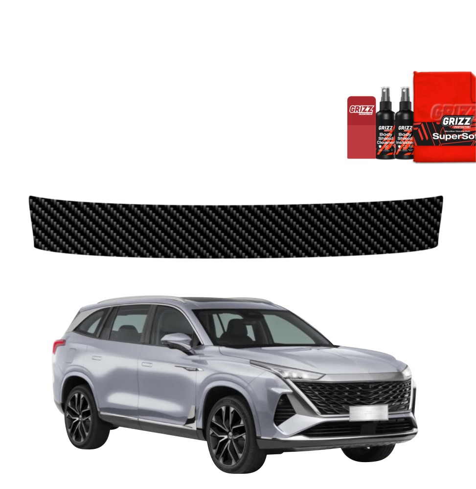 2w1 Folia karbonowa na próg bagażnika do Citroen C3 Aircross (2025-2026)