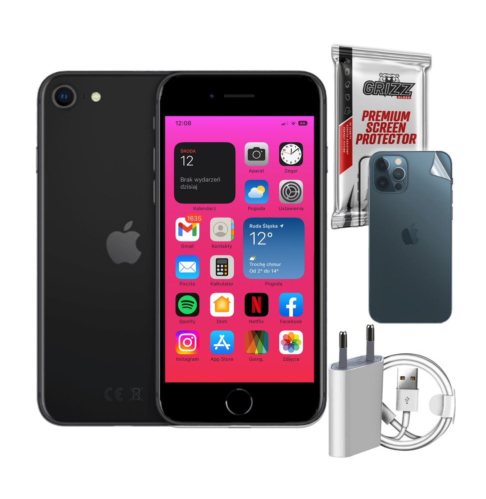 Telefon Apple iPhone SE 2020 ZESTAW 7w1