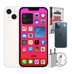 Telefon Apple iPhone 13 ZESTAW 7w1 100% kondycji baterii