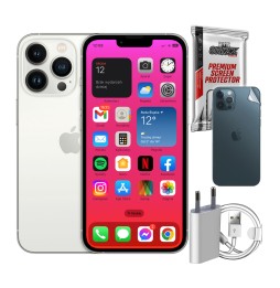 Prywatyzujące szkło hybrydowe do iPhone 13 Pro Max - Grizz SecretGlass