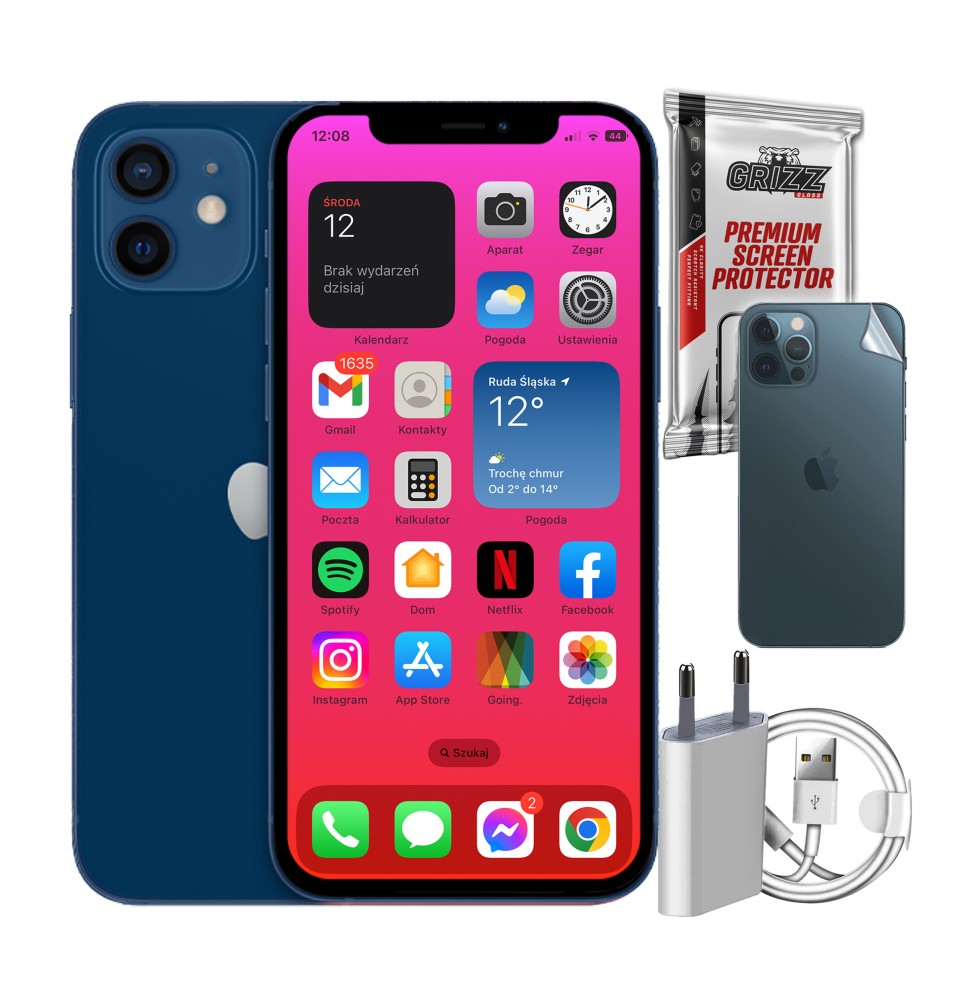 Telefon Apple iPhone 12 ZESTAW 7w1
