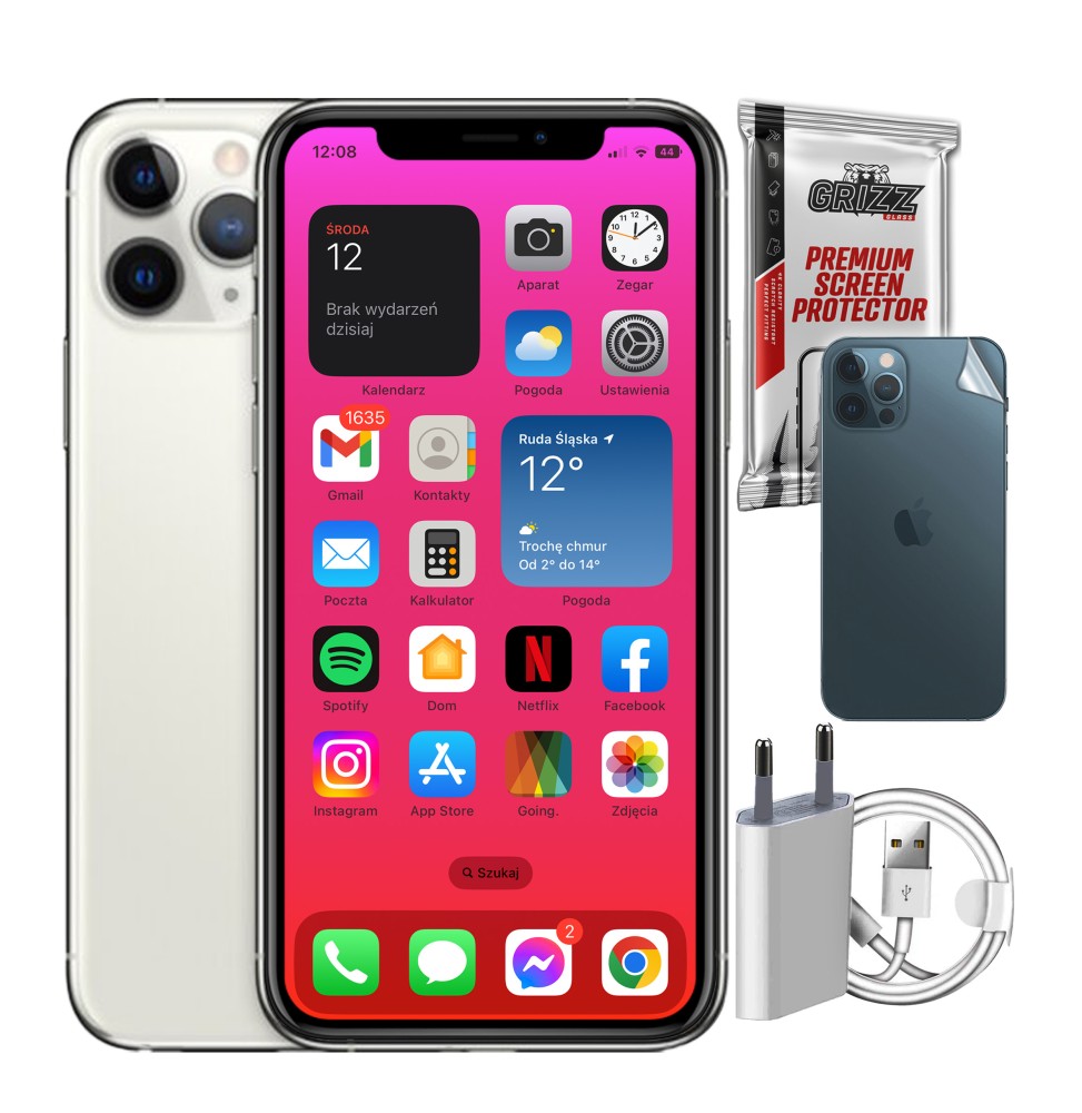 Telefon Apple iPhone 11 Pro Max ZESTAW 7w1