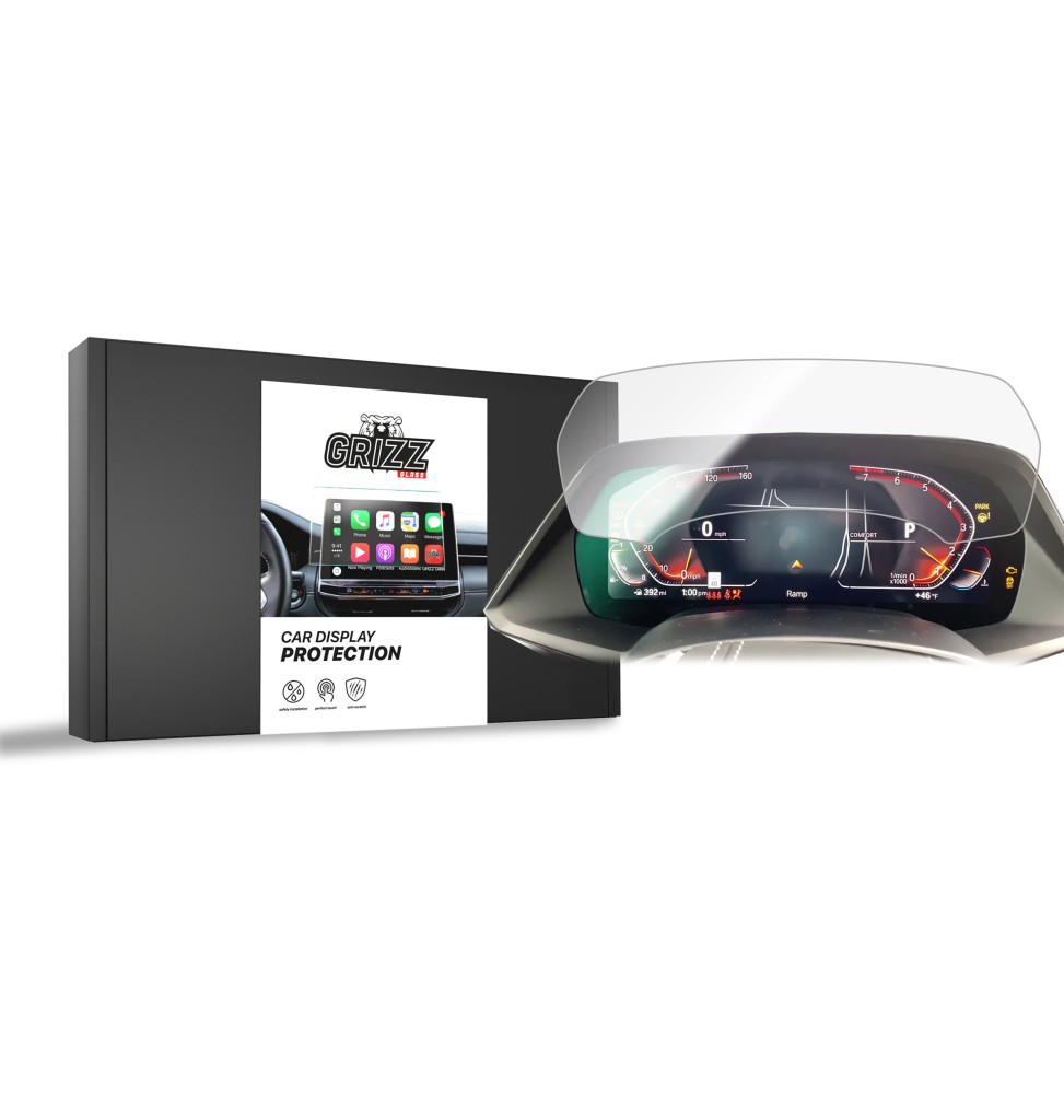 GrizzGlass CarDisplay Protection folia ceramiczna do BMW X3 G01 Live Cockpit 12,25" (2017-...)